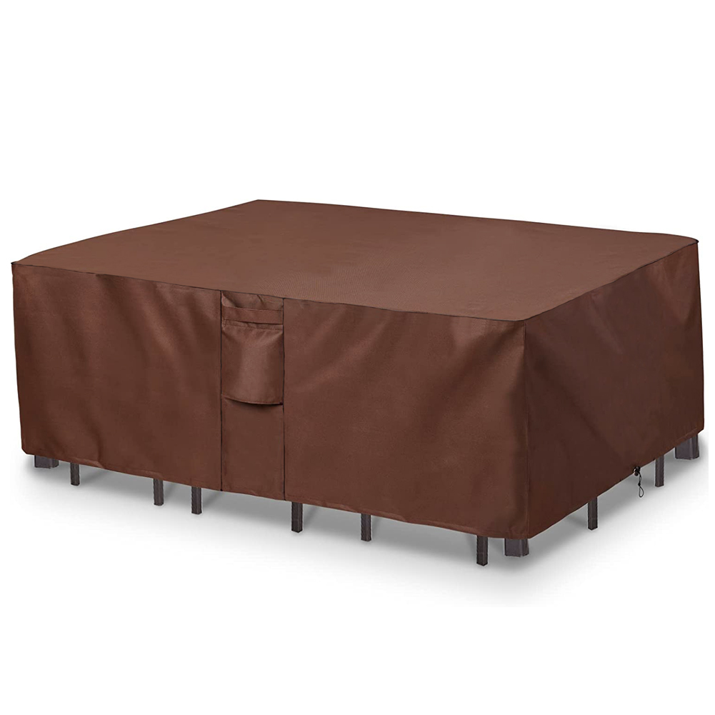Outdoor Furniture Usa - Brauner 420D HEAVY DUTY wasserdichter Terrassenmöbelbezug