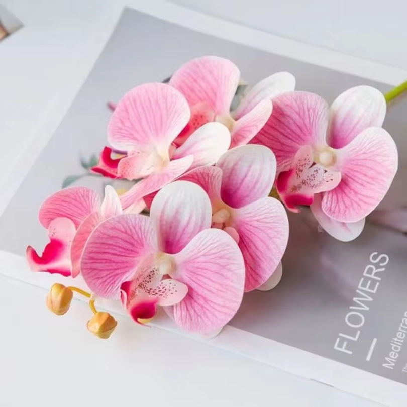 Outdoor Furniture Usa - 3D Künstliche Blumen Kunststoff Schmetterling Orchidee