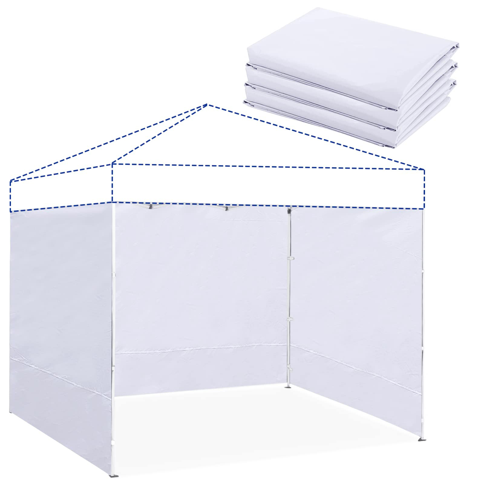Gazebo Pop Up - Wasserdichte Seitenwand für 10x10ft Pop-up Pavillon