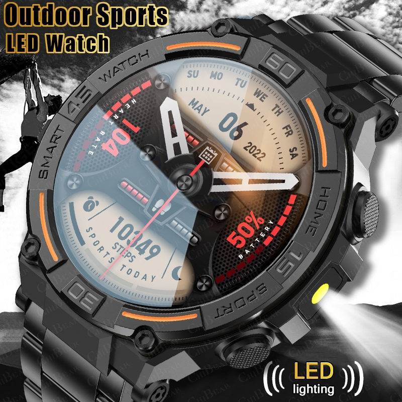 Outdoor Rug Waterproof - Outdoor Militär Robuste Smartwatch Männer GPS