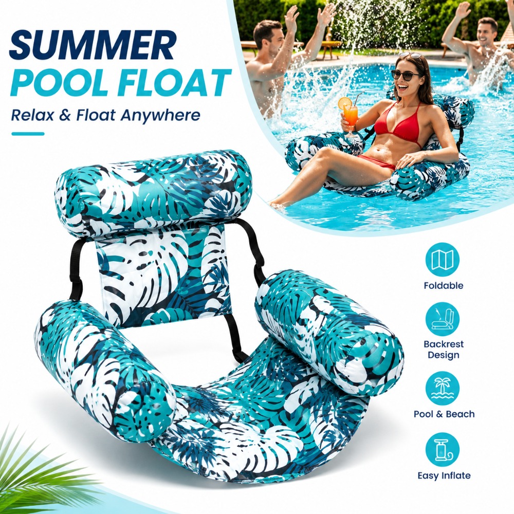 Outdoor Furniture Heavy - Robuster aufblasbarer Pool-Loungesessel für Erwachsene –