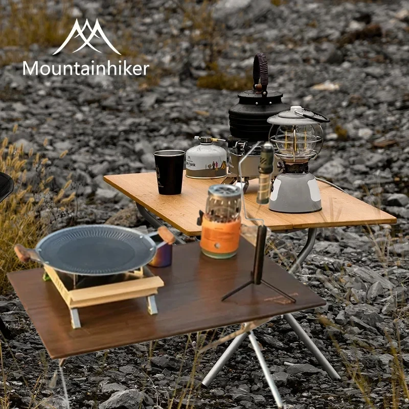 Outdoor Furniture Usa - MOUNTAINHIKER Upgrade Tragbarer Outdoor-Campingtisch, Kompaktes Klappdesign,