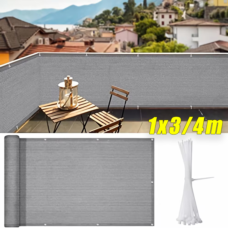 Outdoor Furniture Hdpe - 4 x 1 m Sichtschutz für