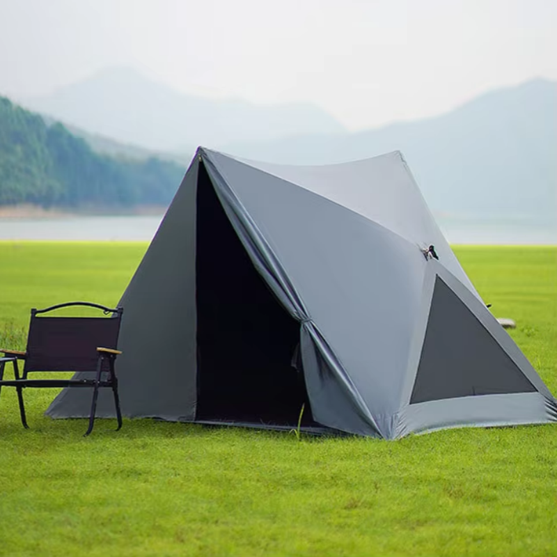 Gazebo Pop Up - Pop-Up-Strandzelt, automatischer Sonnenschutz, dreieckig, ultraleicht, tragbar,