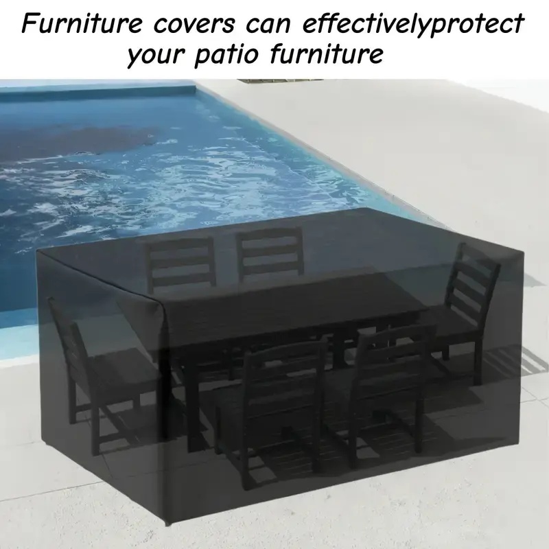 Outdoor Furniture Heavy - Robuste, winddichte Gartenmöbelabdeckung – UV-beständiger, langlebiger