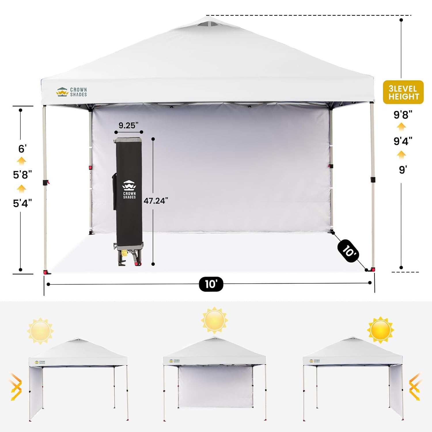10x10 Fuß Pop-up-Vordach mit e – Gazebo Pop Up Bewertung und Preis