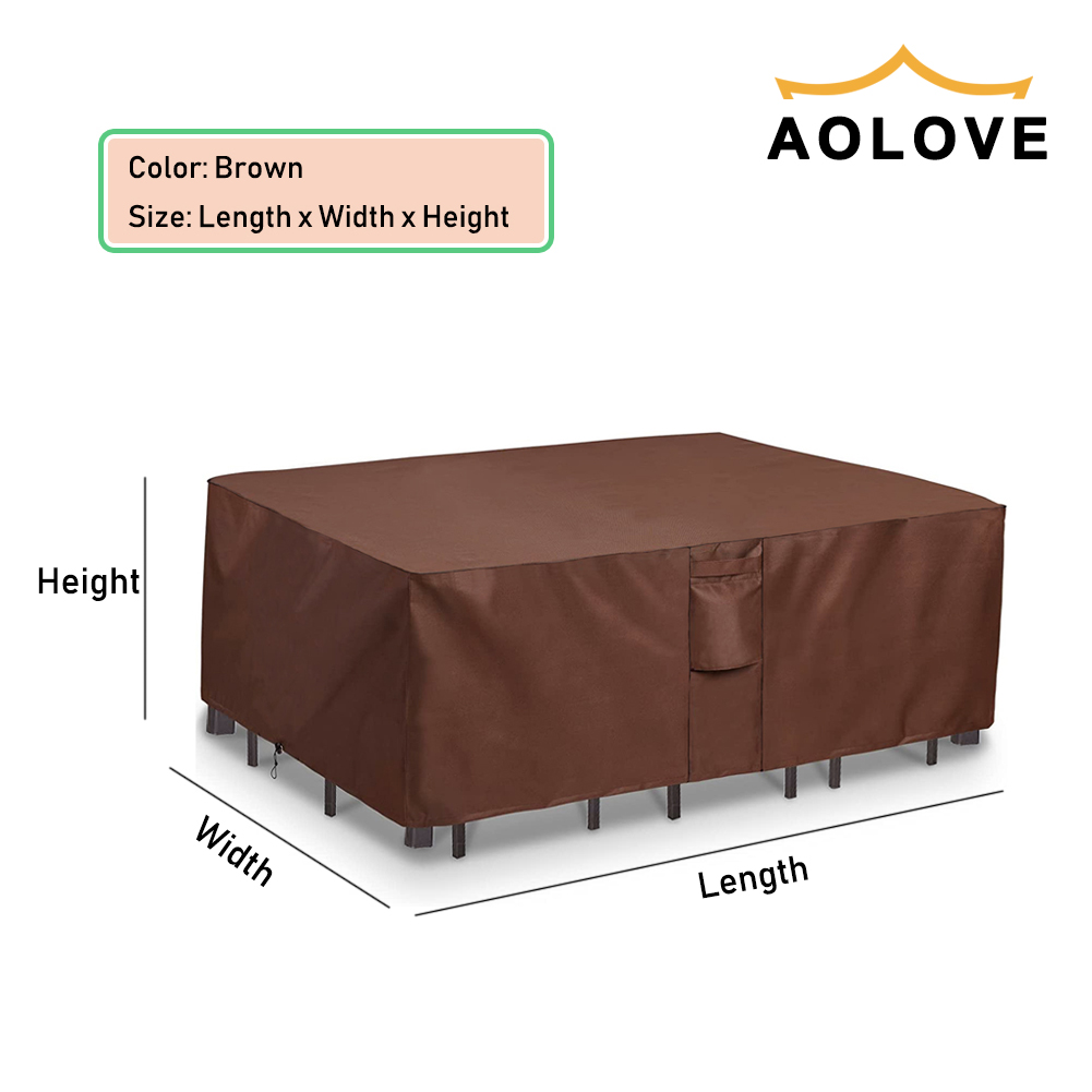 Brauner 420D HEAVY DUTY wasser – Outdoor Furniture Usa Bewertung und Preis