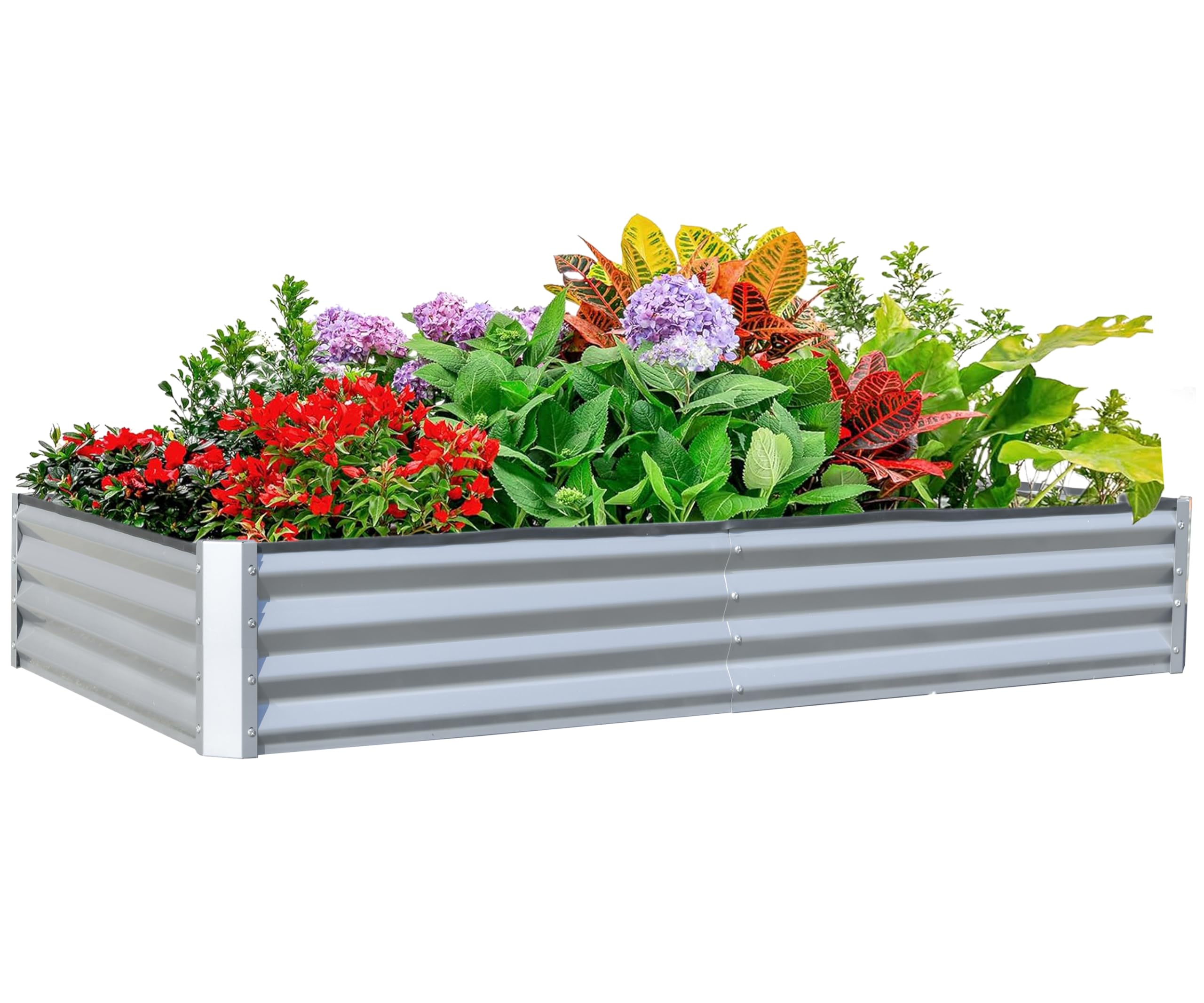 6x3x1ft Verzinktes Hochbeet, O – Planter Raised Metal Bewertung und Preis