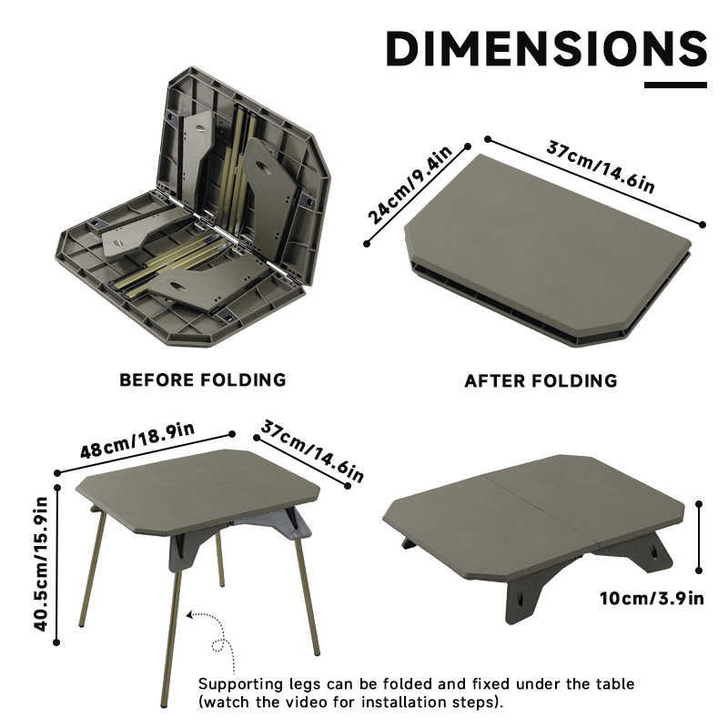 WESTTUNE Outdoor-Campingtisch, – Outdoor Furniture Usa Bewertung und Preis
