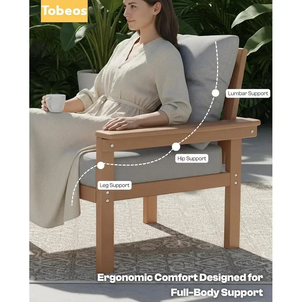 Allwetter-HDPE-Gartenmöbelset: – Outdoor Furniture Hdpe Bewertung und Preis