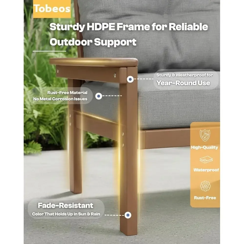 Allwetter-HDPE-Gartenmöbelset: – Outdoor Furniture Hdpe Bewertung und Preis