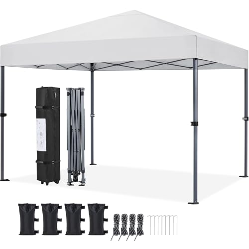 10x10 Pop-Up-Zelt mit 1-Knopf- – Gazebo Pop Up Bewertung und Preis