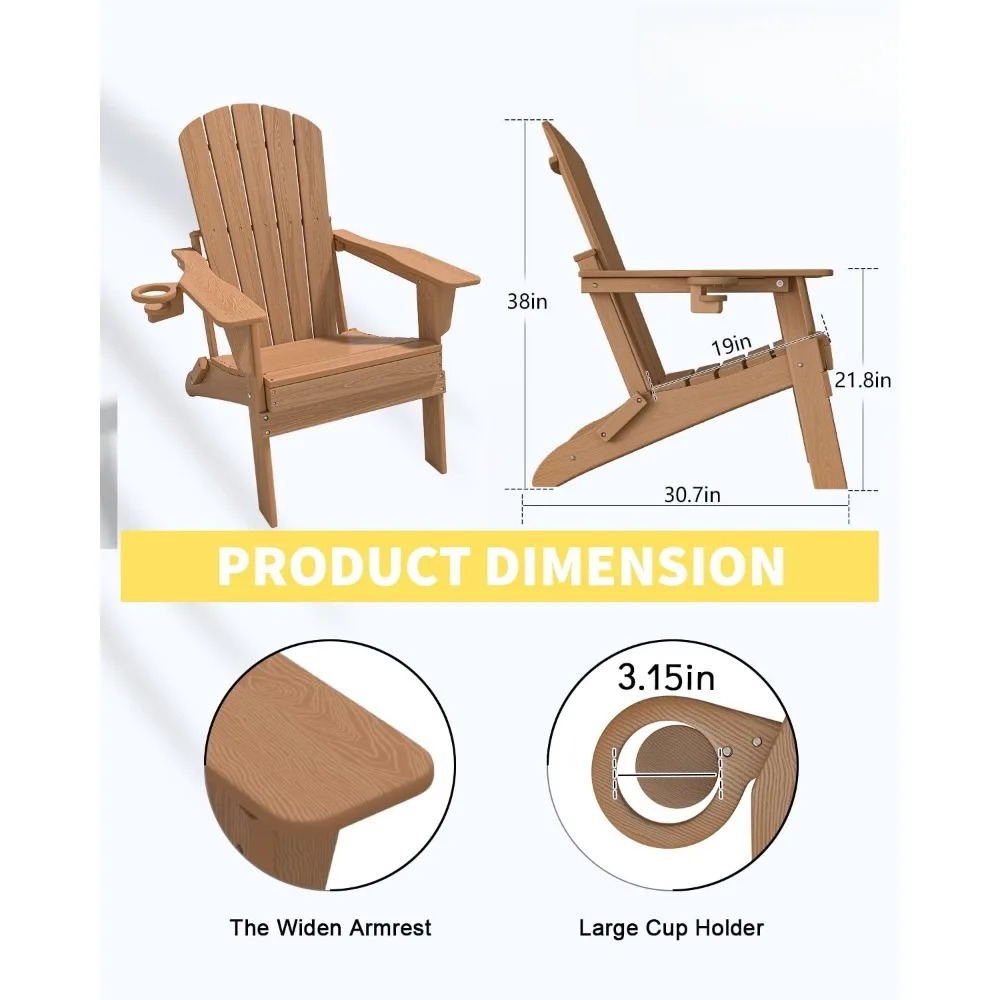 3-teiliges klappbares Adironda – Outdoor Furniture Hdpe Bewertung und Preis