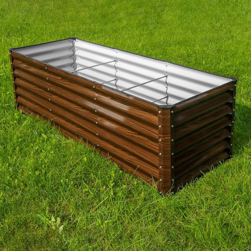 2er-Pack 6x2x2T Verzinktes Hoc – Planter Raised Metal Bewertung und Preis