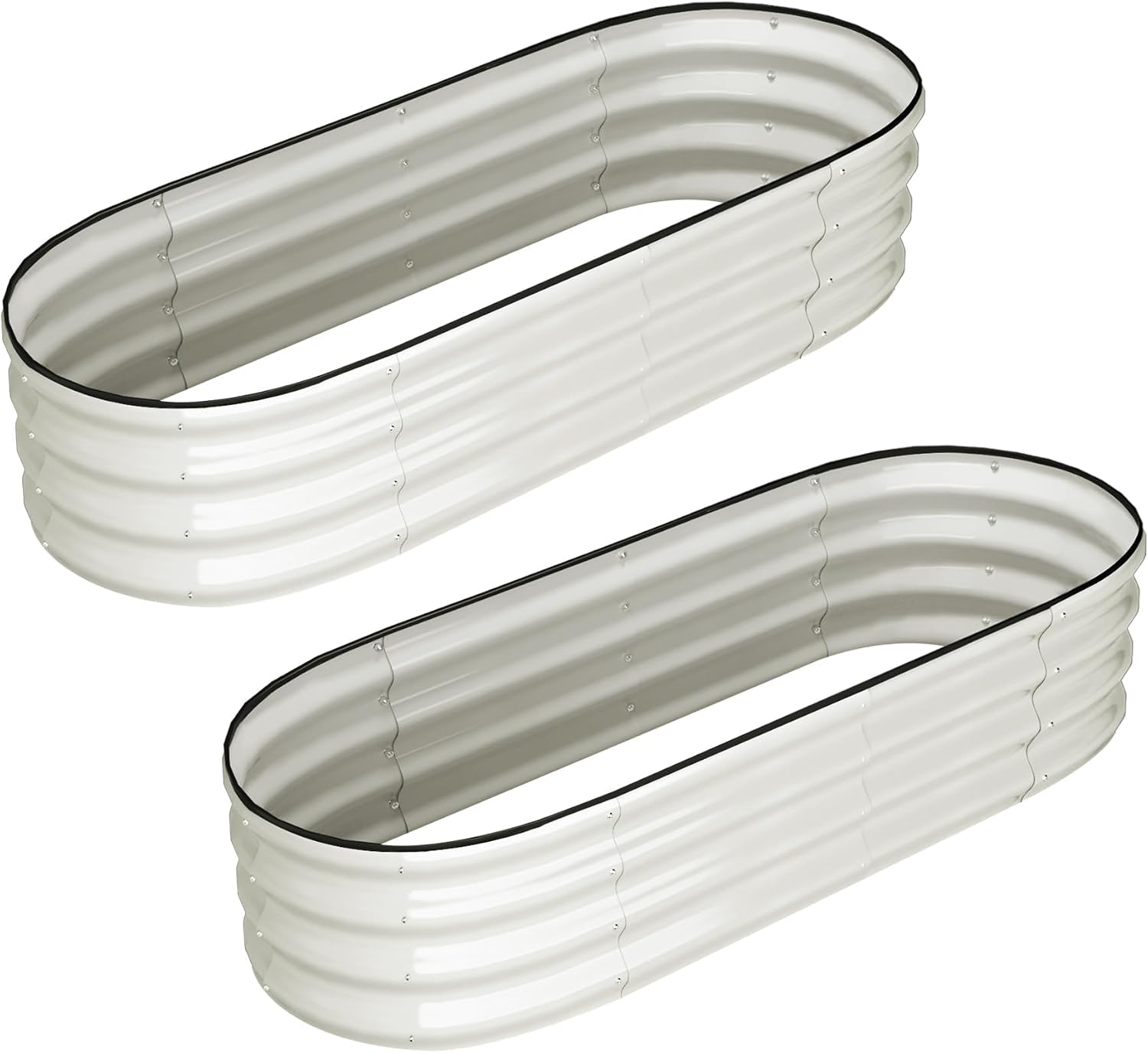 Tacleekii 6X3X1FT Ovale Verzin – Planter Raised Metal Bewertung und Preis