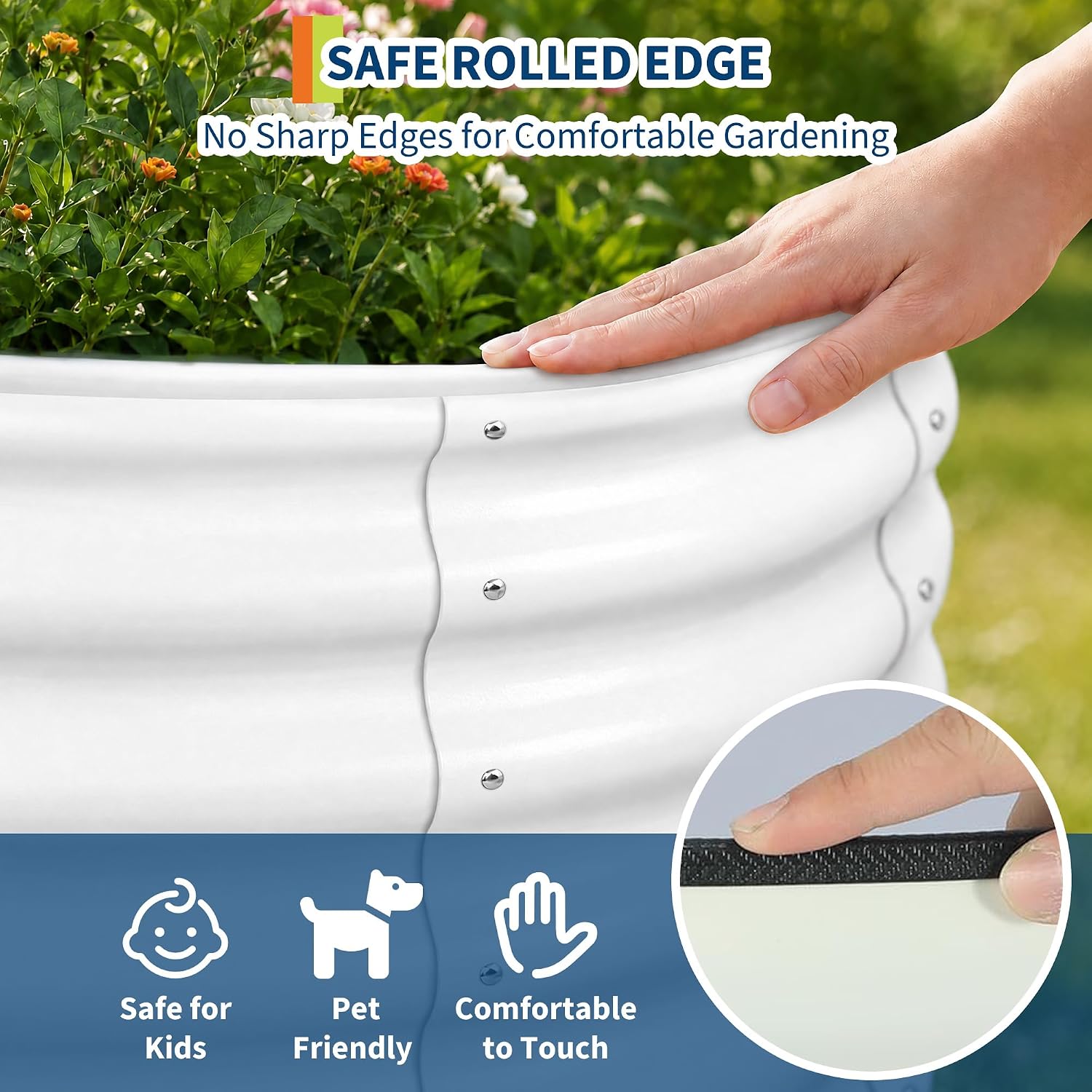 Tacleekii 6X3X1FT Ovale Verzin – Planter Raised Metal Bewertung und Preis