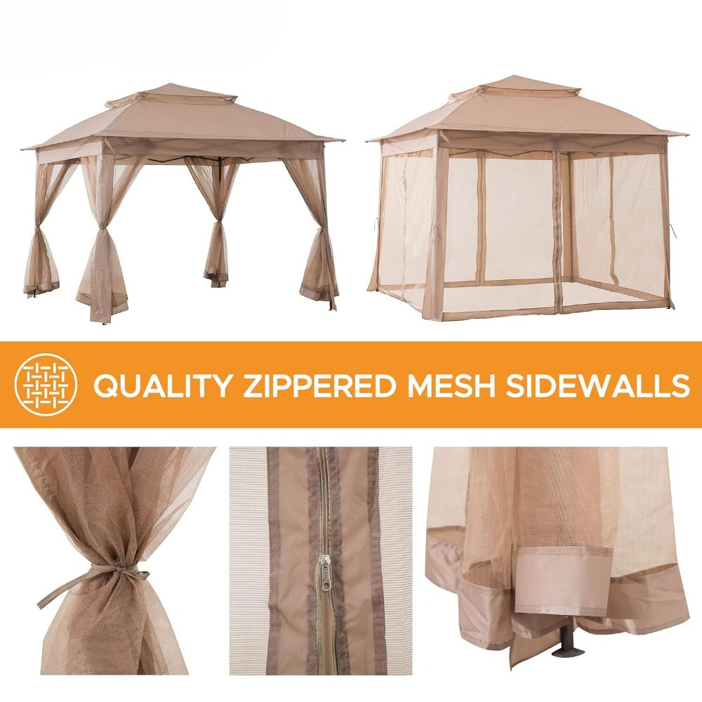 Moderner 11x11 Fuß Pop-Up-Pavi – Gazebo Pop Up Bewertung und Preis