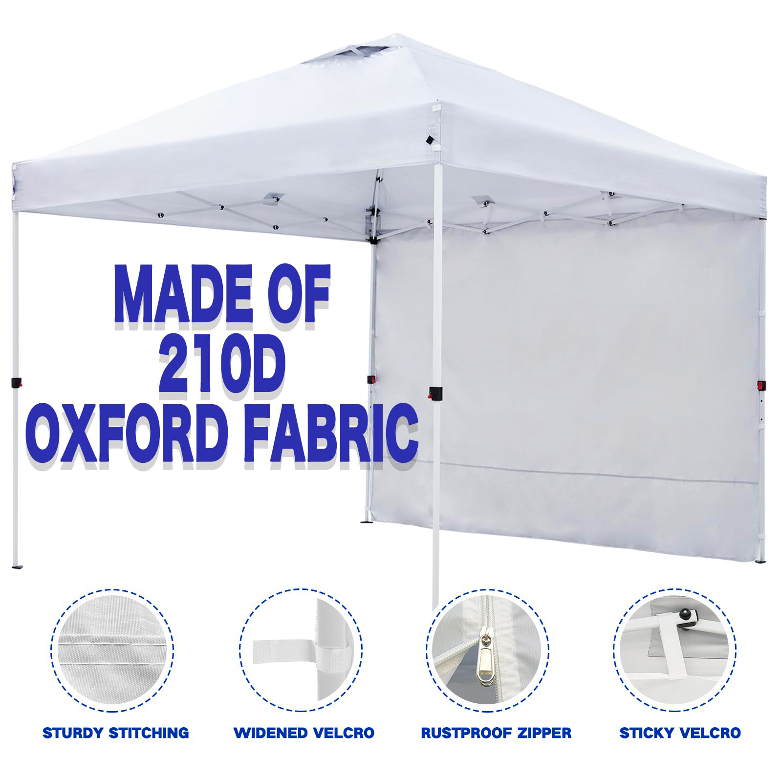 Wasserdichte Seitenwand für 10 – Gazebo Pop Up Bewertung und Preis