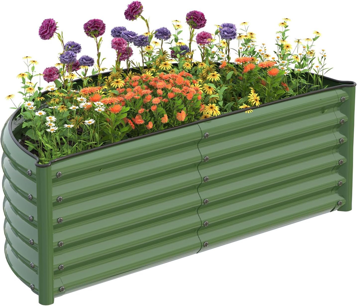 Verzinktes Hochbeet für den Au – Planter Raised Metal Bewertung und Preis