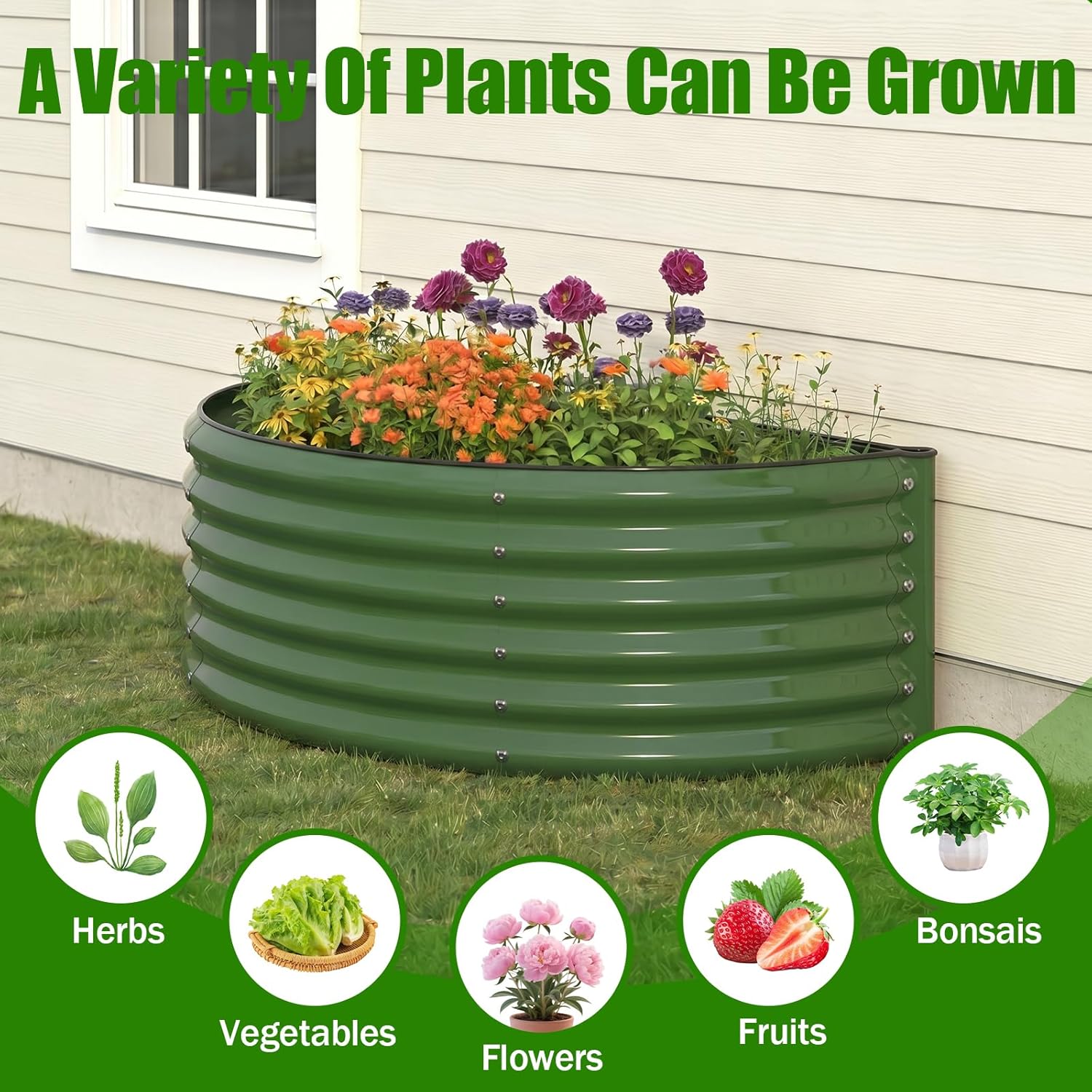 Verzinktes Hochbeet für den Au – Planter Raised Metal Bewertung und Preis