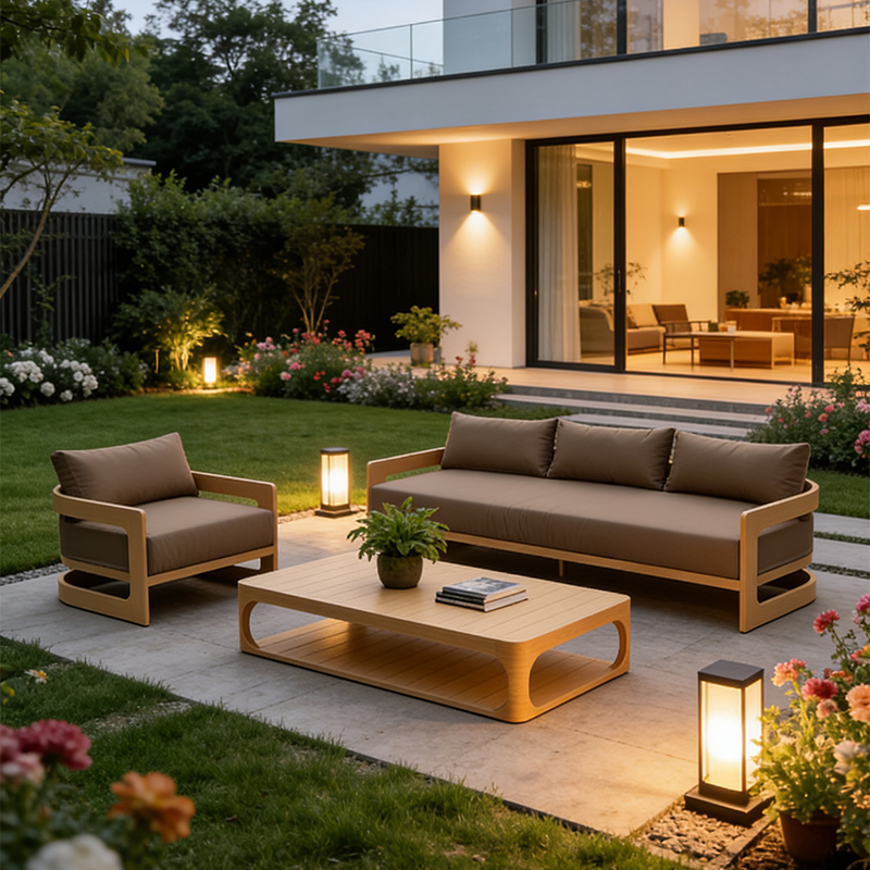 Modernes Aluminium-Outdoor-Sof – Outdoor Furniture Durable Bewertung und Preis