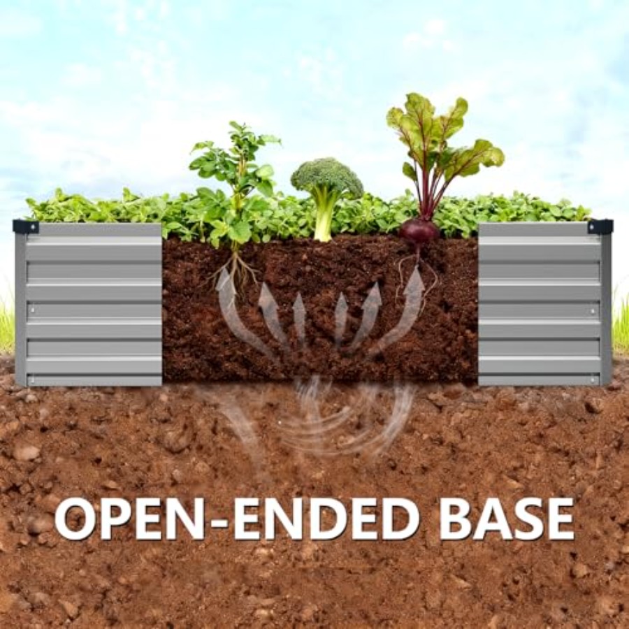 2er-Pack 9x3x1FT Verzinktes Ho – Planter Raised Metal Bewertung und Preis