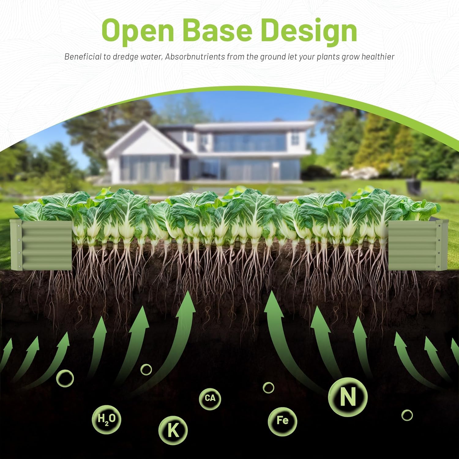Outdoor Gemüsegarten Metall-Ho – Planter Raised Metal Bewertung und Preis