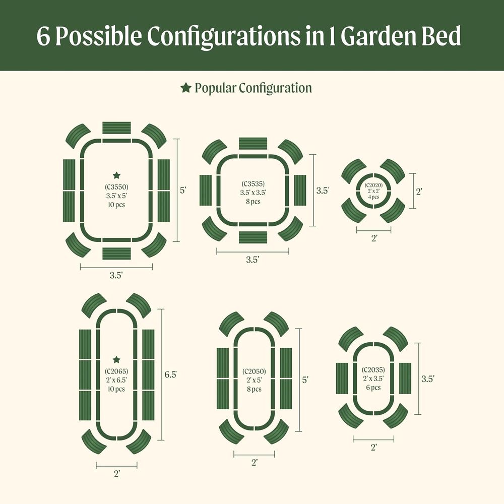 Vego Garten Hochbeet-Sets, 43  – Planter Raised Metal Bewertung und Preis