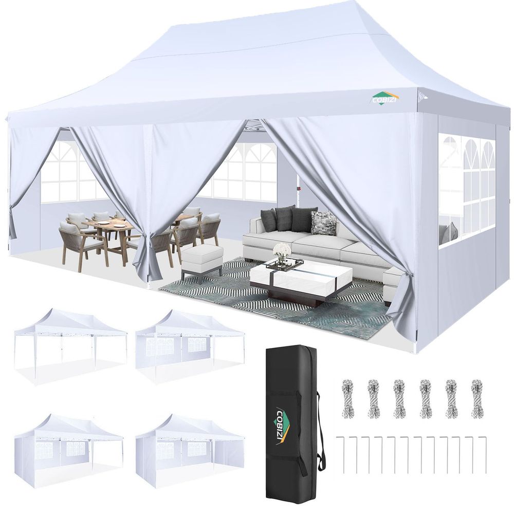 10x20 Pop-Up-Zelt mit 6 Seiten – Gazebo Pop Up Bewertung und Preis