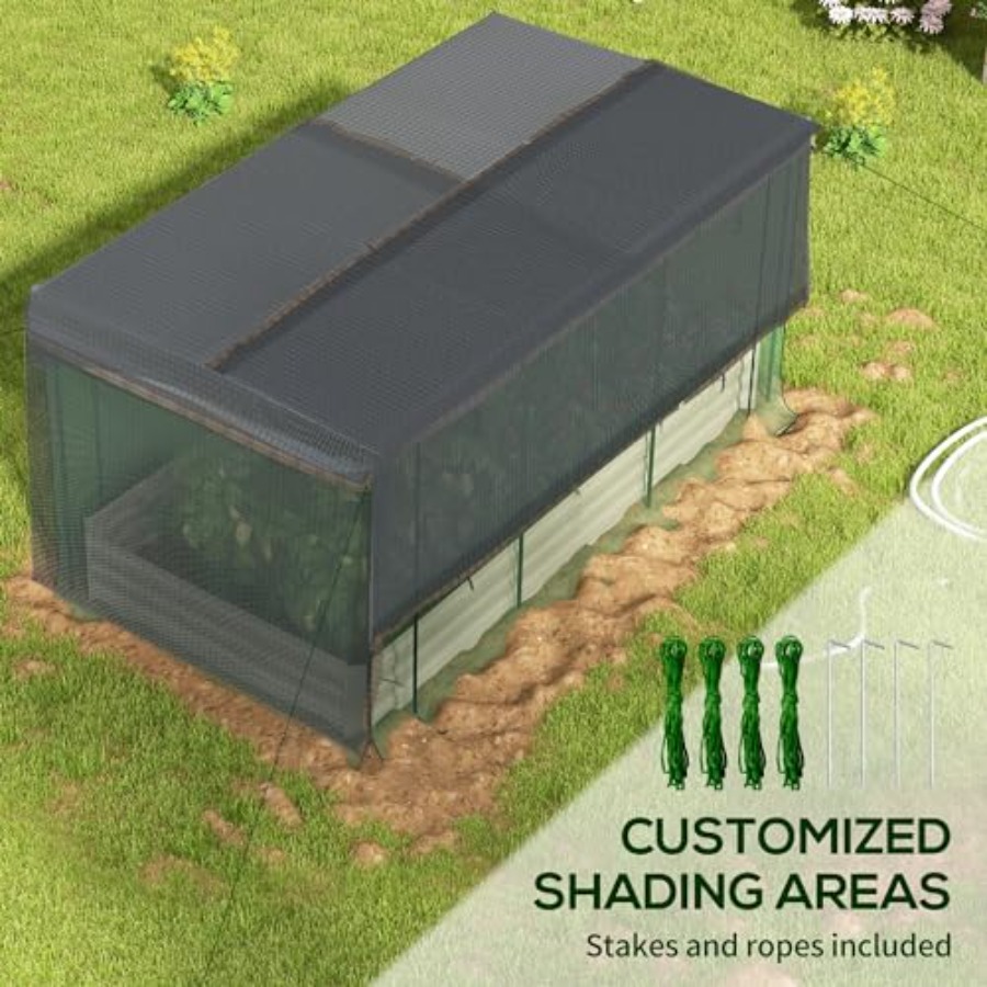 7,3 x 3,4 x 1 Fuß (2,2 x 1,0 x – Planter Raised Metal Bewertung und Preis