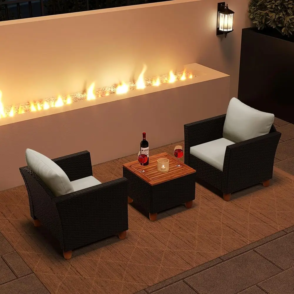 3-teiliges Outdoor-Terrassenmö – Outdoor Furniture Deals Bewertung und Preis