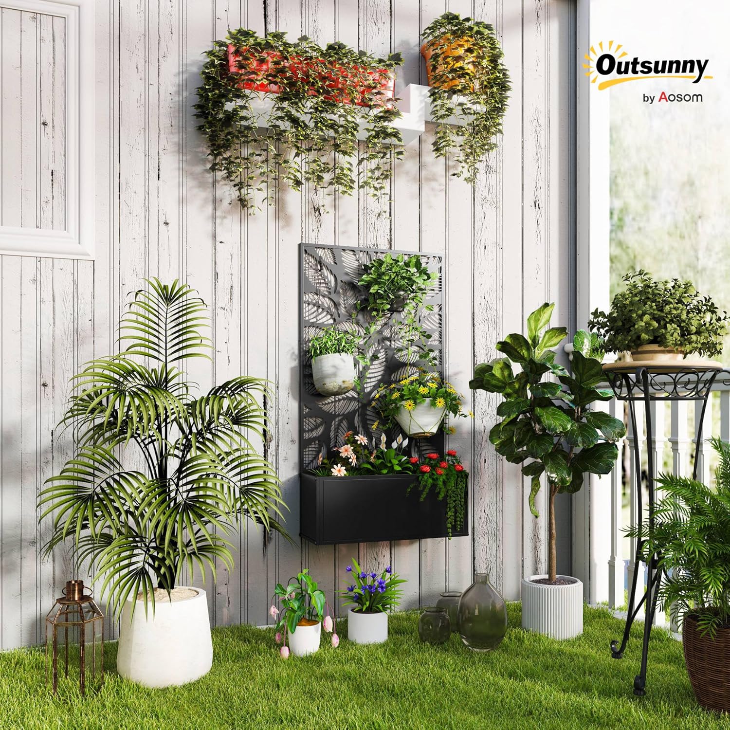 Metall-Hochbeet mit Rankgitter – Planter Raised Metal Bewertung und Preis