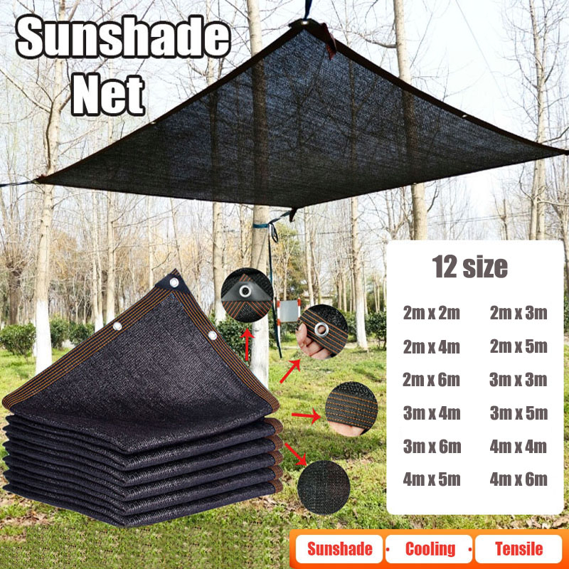 12PIN Schwarz Sonnenschutz Net – Outdoor Furniture Hdpe Bewertung und Preis